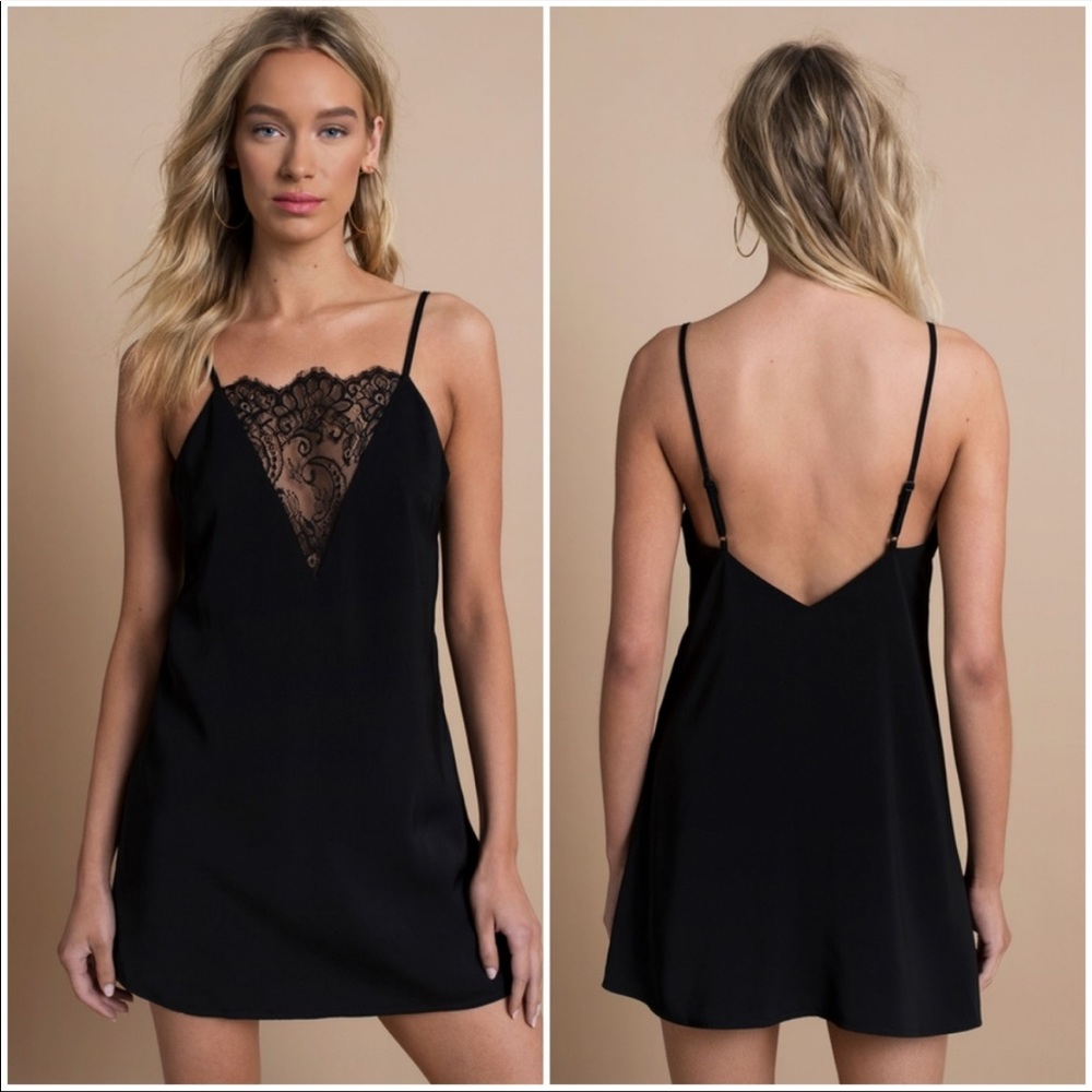 Tobi Lace Insert Dress